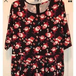 ugly santa christmas holiday dress XL womens party